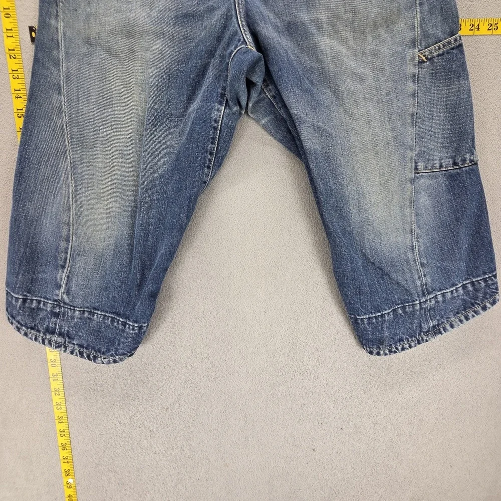Vintage Levis Engineered Shorts Mens 30 Blue Twisted Denim Jean Jorts 19
